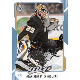 Řadové karty - Giguere Jean-Sebastien - 2008-09 MVP No.4