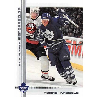 Řadové karty - Kaberle Tomáš - 2000-01 BAP Memorabilia No.254