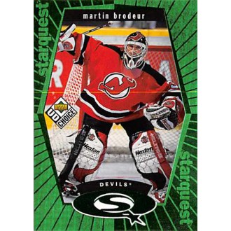 Insertní karty - Brodeur Martin - 1998-99 UD Choice StarQuest Green No.SQ23
