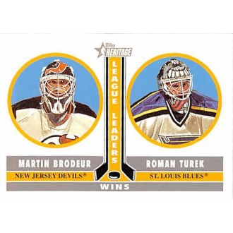 Řadové karty - Brodeur Martin, Turek Roman - 2000-01 Topps Heritage No.231