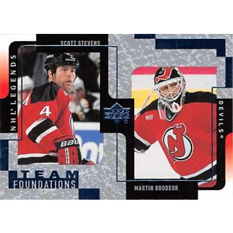 Řadové karty - Brodeur Martin, Stevens Scott - 2000-01 Legends No.79