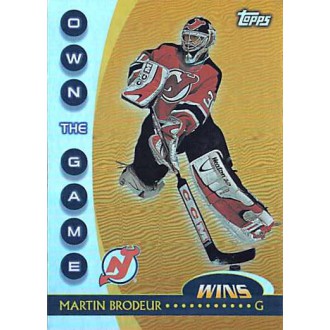 Insertní karty - Brodeur Martin - 2002-03 Topps Own The Game No.OTG17