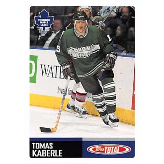Řadové karty - Kaberle Tomáš - 2002-03 Topps Total No.140
