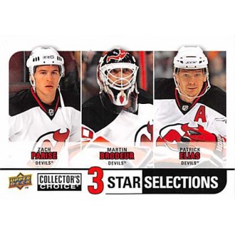 Řadové karty - Brodeur Martin, Eliáš Patrik, Parise Zach - 2008-09 Collectors Choice No.268