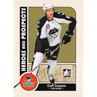 Řadové karty - Franson Cody - 2008-09 ITG Heroes and Prospects No.21