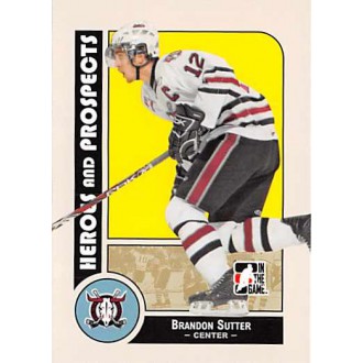 Řadové karty - Sutter Brandon - 2008-09 ITG Heroes and Prospects No.62