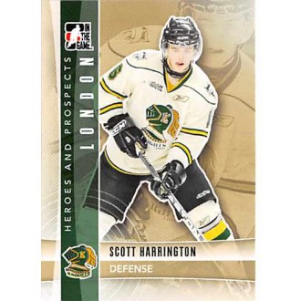 Řadové karty - Harrington Scott - 2011-12 ITG Heroes and Prospects No.36