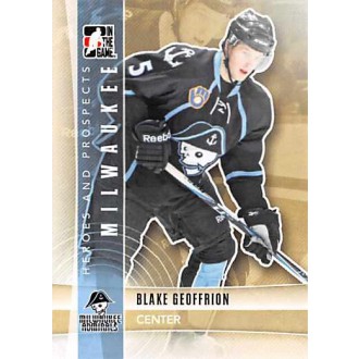Řadové karty - Geoffrion Blake - 2011-12 ITG Heroes and Prospects No.106