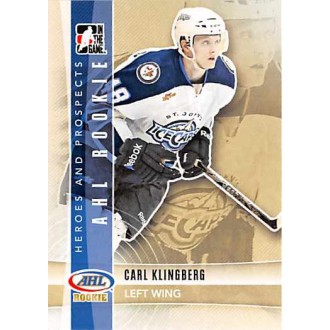 Řadové karty - Klingberg Carl - 2011-12 ITG Heroes and Prospects No.140