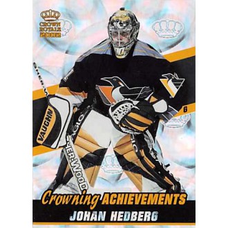 Insertní karty - Hedberg Johan - 2001-02 Crown Royale Crowning Achievements No.10