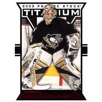 Paralelní karty - Hedberg Johan - 2002-03 Titanium Red No.80