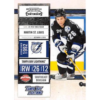 Řadové karty - St.Louis Martin - 2010-11 Playoff Contenders No.77