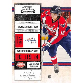 Řadové karty - Backstrom Nicklas - 2010-11 Playoff Contenders No.100