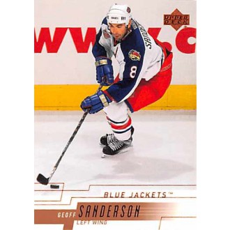 Řadové karty - Sanderson Geoff - 2000-01 Upper Deck No.279