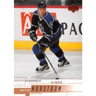 Řadové karty - Norstrom Mattias - 2000-01 Upper Deck No.310