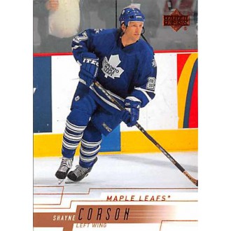 Řadové karty - Corson Shayne - 2000-01 Upper Deck No.394