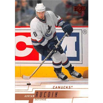 Řadové karty - Aucoin Adrian - 2000-01 Upper Deck No.398