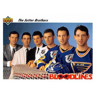 Řadové karty - The Sutter Brothers - 1991-92 Upper Deck No.645