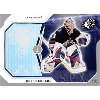 Řadové karty - Hedberg Johan - 2003-04 SPx No.95