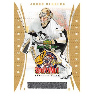 Insertní karty - Hedberg Johan - 2003-04 MVP SportsNut No.SN70