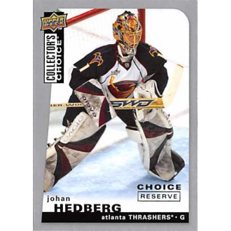 Paralelní karty - Hedberg Johan - 2008-09 Collectors Choice Reserve Silver No.83