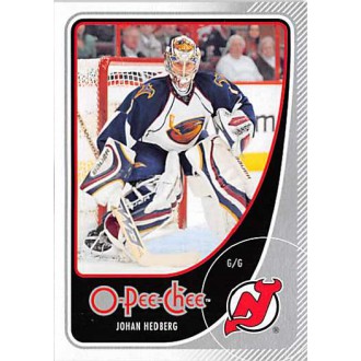 Řadové karty - Hedberg Johan - 2010-11 O-Pee-Chee No.153