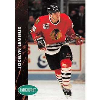 Řadové karty - Lemieux Jocelyn - 1991-92 Parkhurst No.256