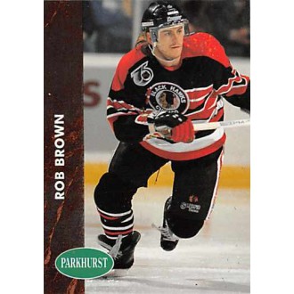 Řadové karty - Brown Rob - 1991-92 Parkhurst No.258