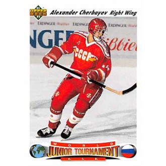 Řadové karty - Cherbayev Alexander - 1991-92 Upper Deck No.657