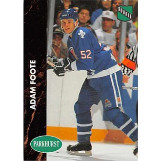 Řadové karty - Foote Adam - 1991-92 Parkhurst No.371
