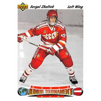 Řadové karty - Zholtok Sergei - 1991-92 Upper Deck No.659