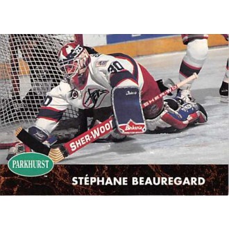 Řadové karty - Beauregard Stephane - 1991-92 Parkhurst No.426