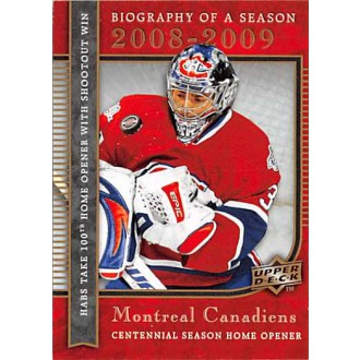 Insertní karty - Price Carey - 2008-09 Upper Deck Biography of a Season No.BS8