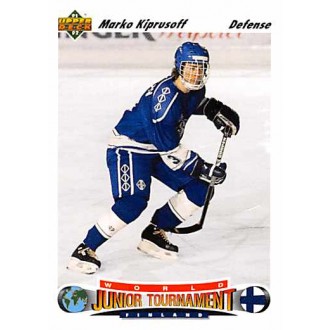 Řadové karty - Kiprusoff Marko - 1991-92 Upper Deck No.671