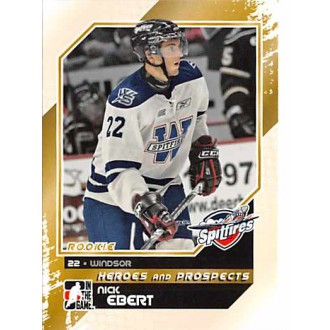 Řadové karty - Ebert Nick - 2010-11 ITG Heroes and Prospects No.95