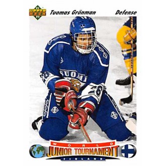 Řadové karty - Grönman Tuomas - 1991-92 Upper Deck No.677