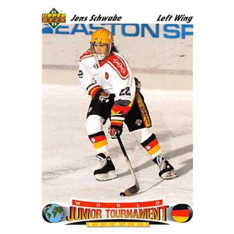 Řadové karty - Schwabe Jens - 1991-92 Upper Deck No.680