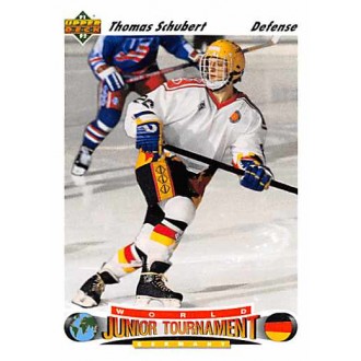 Řadové karty - Schubert Thomas - 1991-92 Upper Deck No.681