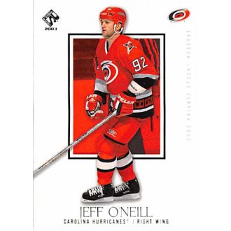 Řadové karty - O´Neill Jeff - 2002-03 Private Stock Reserve No.18