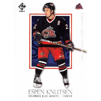 Řadové karty - Knutsen Espen - 2002-03 Private Stock Reserve No.31