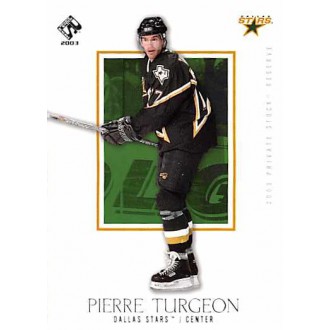 Řadové karty - Turgeon Pierre - 2002-03 Private Stock Reserve No.34