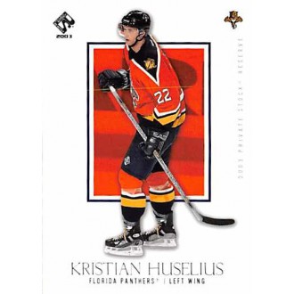 Řadové karty - Huselius Kristian - 2002-03 Private Stock Reserve No.42