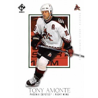 Řadové karty - Amonte Tony - 2002-03 Private Stock Reserve No.76