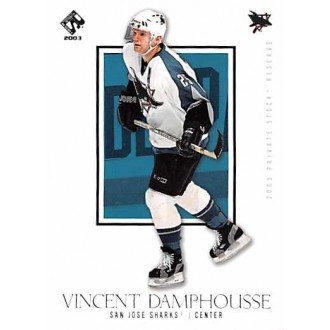 Řadové karty - Damphousse Vincent - 2002-03 Private Stock Reserve No.86