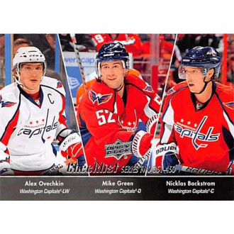 Řadové karty - Ovechkin Alex, Green Mike, Backstrom Nicklas - 2010-11 Upper Deck No.450