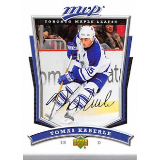 Řadové karty - Kaberle Tomáš - 2007-08 MVP No.178