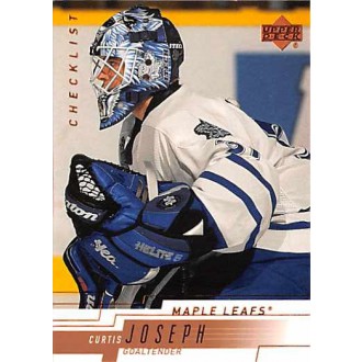 Řadové karty - Joseph Curtis - 2000-01 Upper Deck No.180