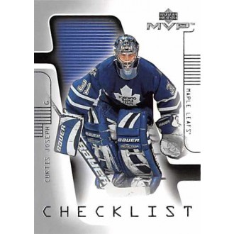 Řadové karty - Joseph Curtis - 2001-02 MVP No.220