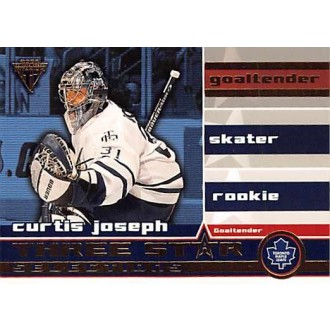 Insertní karty - Joseph Curtis - 2001-02 Titanium Three-Star Selections No.10
