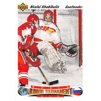 Řadové karty - Khabibulin Nikolai - 1991-92 Upper Deck No.652